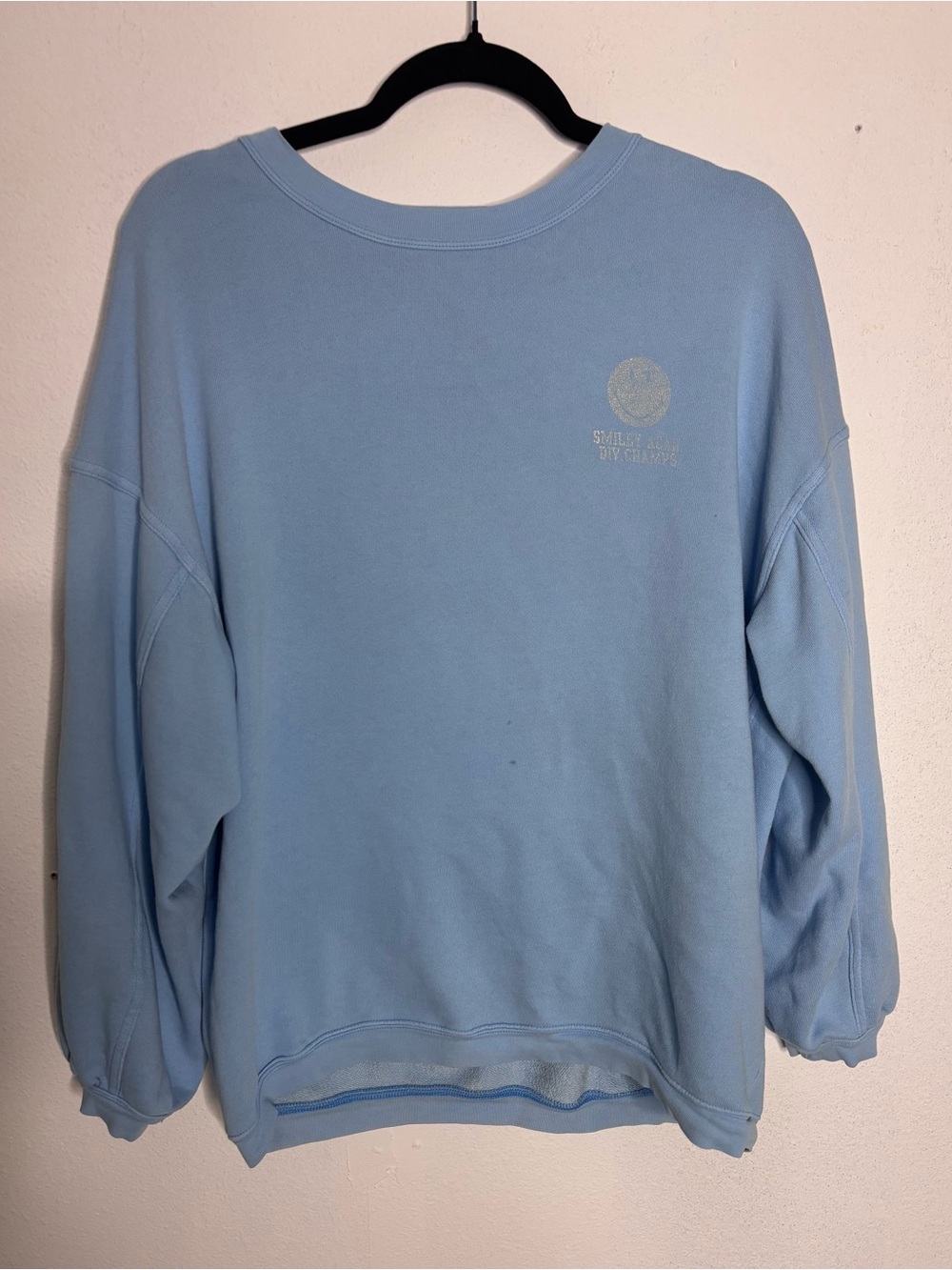 aerie pastel blue crewneck sweatshirt